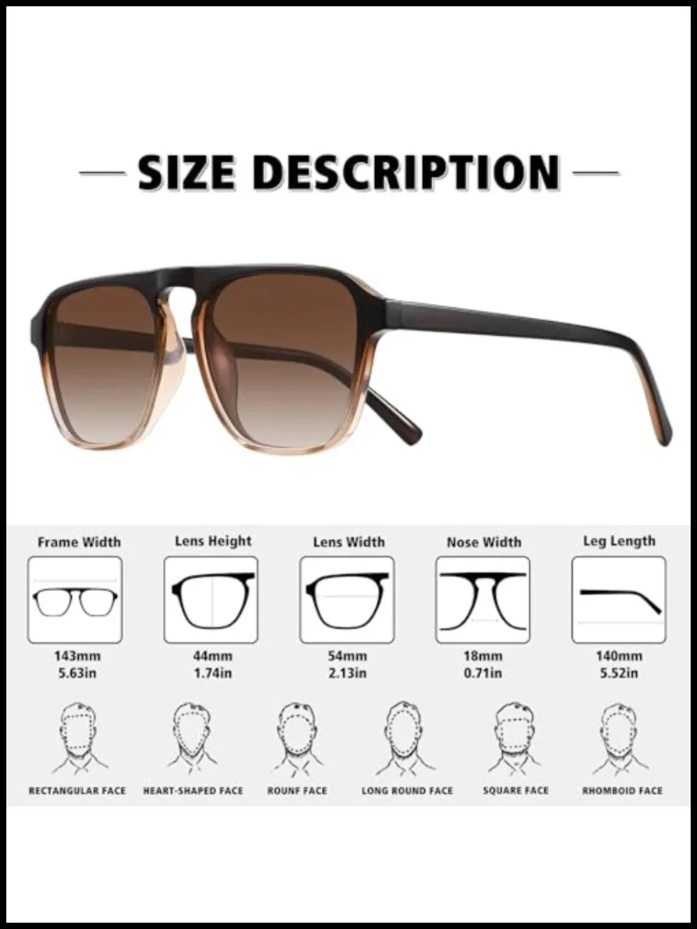 Polarized Retro Aviator Sunglasses UV400 Classic Sports